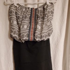 Strapless Pencil Skirt Dress